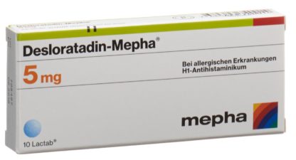 DESLORATADIN Mepha Lactab 5 mg 10 Stk
