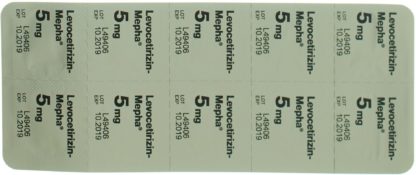 LEVOCETIRIZIN Mepha Lactab 5 mg 10 Stk – Bild 4