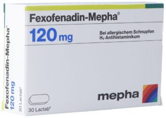 FEXOFENADIN Mepha Lactab 120 mg 30 Stk