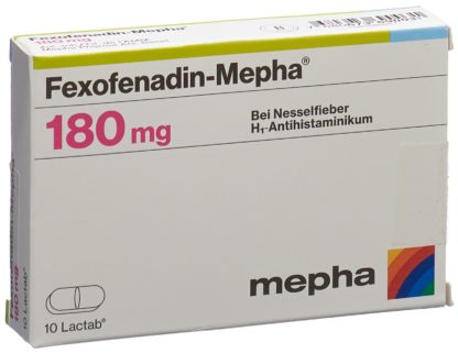 FEXOFENADIN Mepha Lactab 180 mg 10 Stk