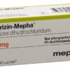 CETIRIZIN Mepha Lactab 10 mg 30 Stk