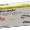 CETIRIZIN Mepha Lactab 10 mg 50 Stk – Bild 2