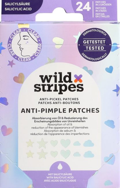 WILD STRIPES Anti-Pickelpfl Salicylsäure 24 Stk