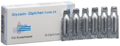 GLYCERINZÄPFCHEN Fonte Erw 18 Stk – Bild 5