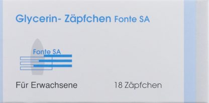 GLYCERINZÄPFCHEN Fonte Erw 18 Stk