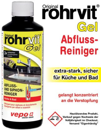 ROHRVIT Abflussreiniger Gel extra-stark 415 ml