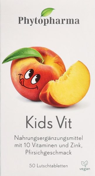 PHYTOPHARMA Kids Vit Lutschtabl 10 Vit&Zink 50 Stk