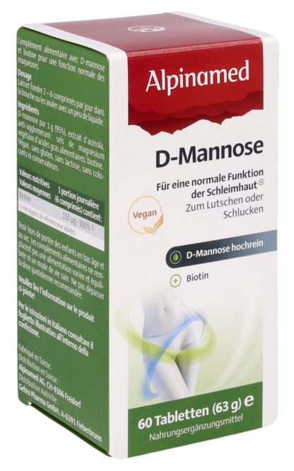 ALPINAMED D-Mannose Tabl Ds 60 Stk – Bild 3