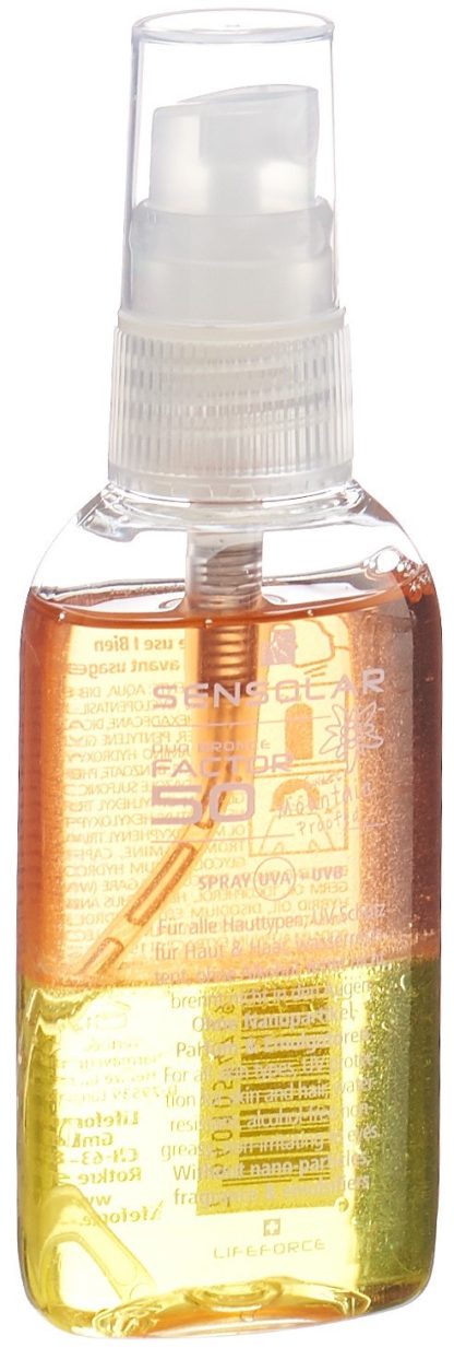 SENSOLAR Sonnenspray LSF50 o Emulgat 50 ml – Bild 2