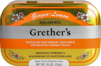 GRETHERS Ginger Lemon Past o Z Ds 110 g