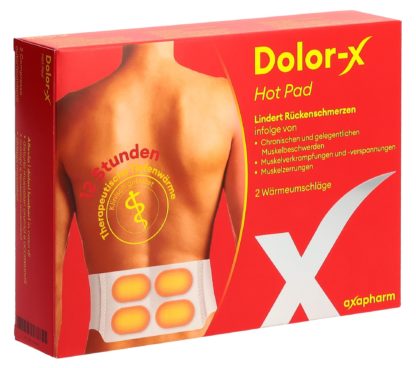 DOLOR-X Hot Pad Wärmeumschläge 2 Stk – Bild 3