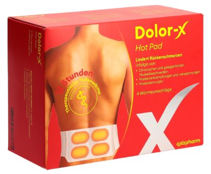 DOLOR-X Hot Pad Wärmeumschläge 4 Stk – Bild 3