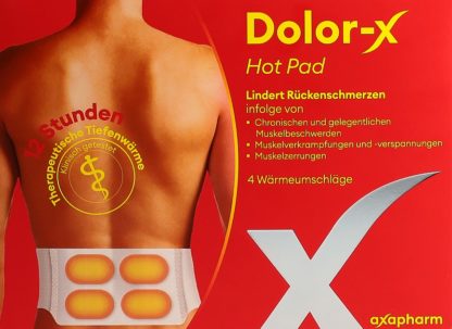 DOLOR-X Hot Pad Wärmeumschläge 4 Stk