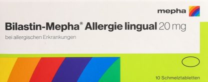 BILASTIN Mepha Allergie lingual 20 mg 10 Stk