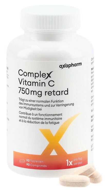 COMPLEX Vitamin C retard Tabl 750 mg Ds 90 Stk – Bild 7