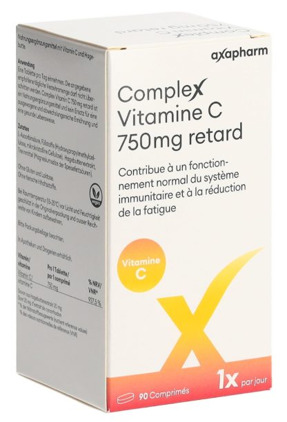 COMPLEX Vitamin C retard Tabl 750 mg Ds 90 Stk – Bild 4