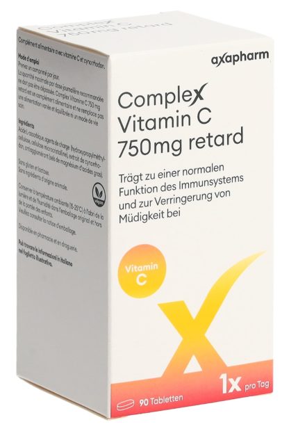 COMPLEX Vitamin C retard Tabl 750 mg Ds 90 Stk – Bild 3
