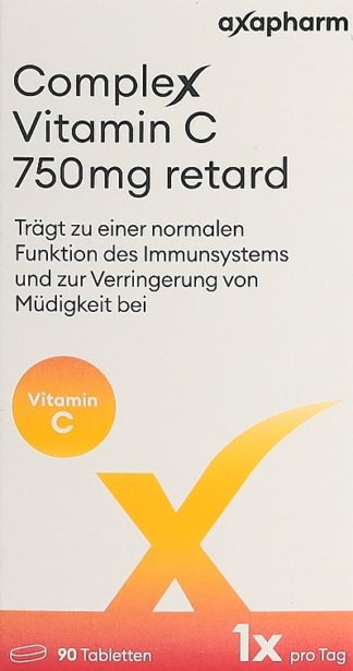 COMPLEX Vitamin C retard Tabl 750 mg Ds 90 Stk