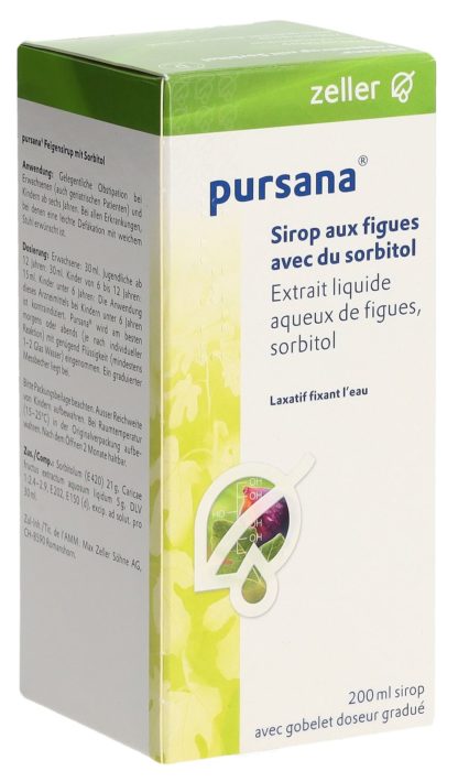 PURSANA Feigensirup mit Sorbitol 200 ml – Bild 4