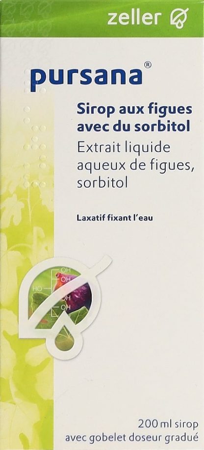 PURSANA Feigensirup mit Sorbitol 200 ml – Bild 2