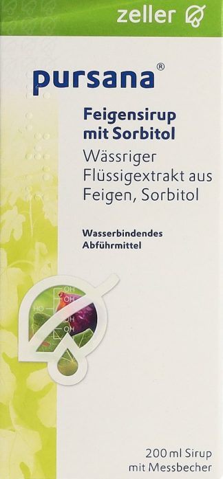 PURSANA Feigensirup mit Sorbitol 200 ml
