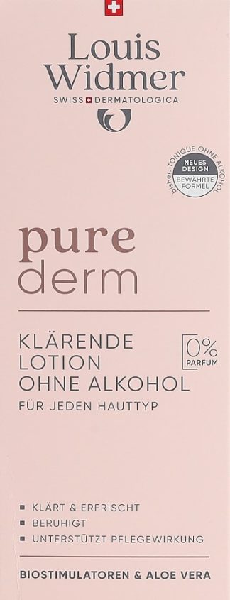 WIDMER Purederm klären Lot o Alkohol o Parf 200 ml
