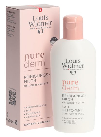 WIDMER Purederm Reinigungsmilch parf 200 ml – Bild 5