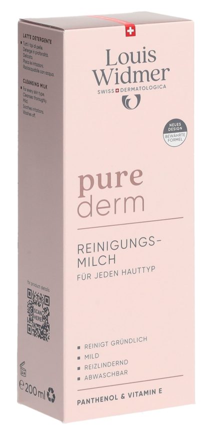 WIDMER Purederm Reinigungsmilch parf 200 ml – Bild 3