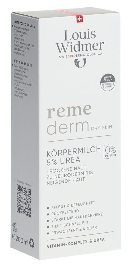 WIDMER Remederm Körpermi 5% Urea o Parf (n) 200 ml – Bild 3