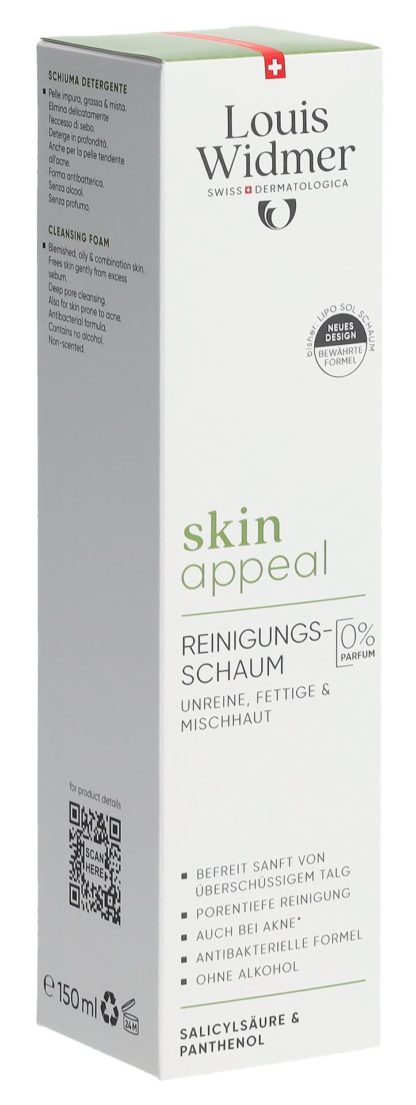 WIDMER Skin Appeal Reinigungsschaum 150 ml – Bild 3