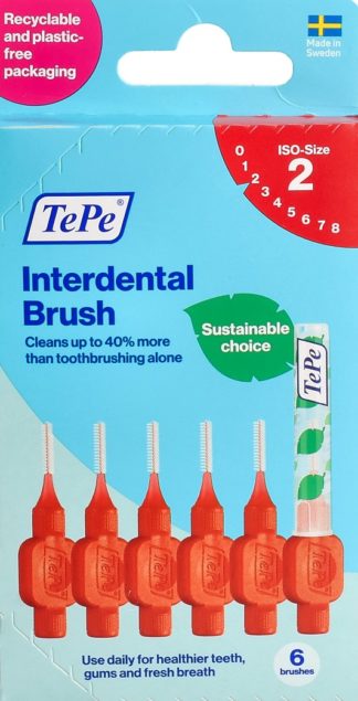 TEPE Interdental Brush 0.5mm rot 6 Stk