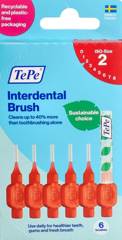TEPE Interdental Brush 0.5mm rot 6 Stk