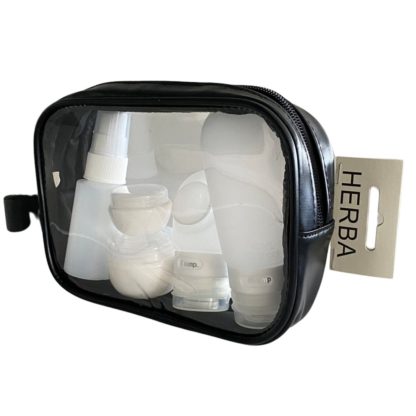HERBA Travel Bag Reise Necessaire Set schw m Ritt