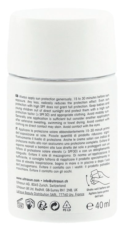 ULTRASUN Face Fluid Anti-Pigment SPF50+ tint 40 ml – Bild 5