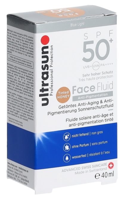 ULTRASUN Face Fluid Anti-Pigment SPF50+ tint 40 ml – Bild 2