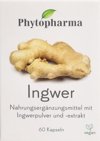 PHYTOPHARMA Ingwer Kaps 365 mg 60 Stk