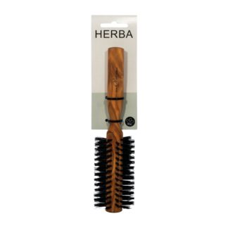 HERBA Rundhaarbürste Olivenholz