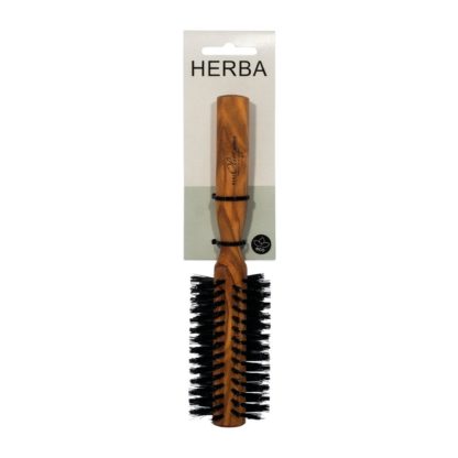 HERBA Rundhaarbürste Olivenholz