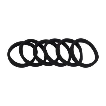 HERBA Haarbinder 5.6cm schwarz 6 Stk – Bild 2