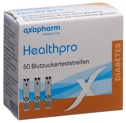 HEALTHPRO-X1 Blutzucker-Teststreifen 50 Stk – Bild 2