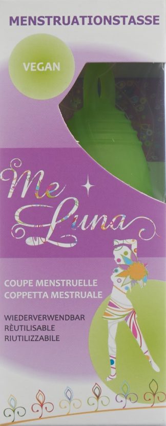 ME LUNA Menstruationstasse Classic S Ring Grün