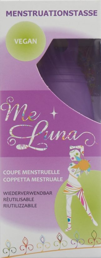 ME LUNA Menstruationstasse Classic M Ring Violett