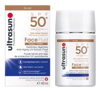 ULTRASUN Face Fluid SPF50+ Tinted HONEY 40 ml