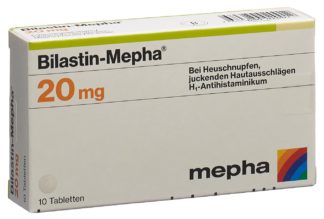 BILASTIN Mepha Tabl 20 mg 10 Stk