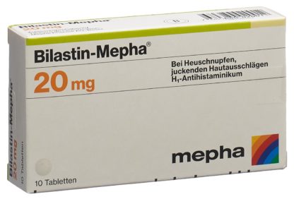 BILASTIN Mepha Tabl 20 mg 10 Stk