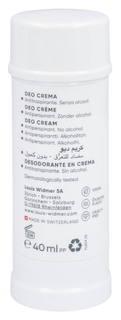 WIDMER Deo Creme Antiperspirant parf 40 ml – Bild 8