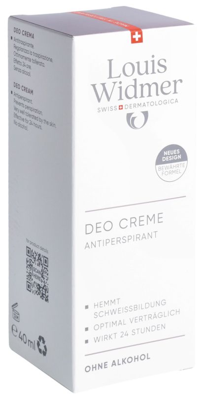 WIDMER Deo Creme Antiperspirant parf 40 ml – Bild 3