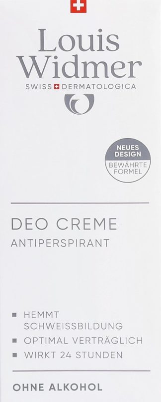 WIDMER Deo Creme Antiperspirant parf 40 ml