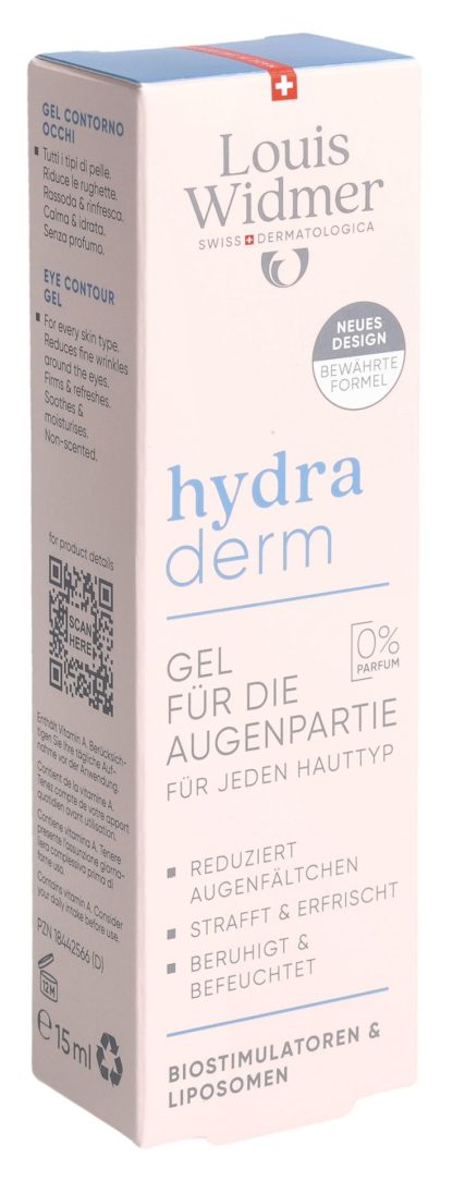 WIDMER Hydraderm Gel Augenpart o Parf 15 ml – Bild 3