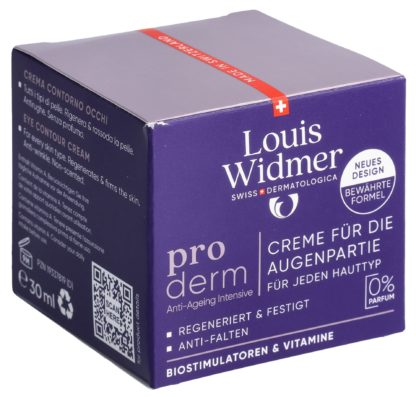 WIDMER Proderm Creme Augenpartie o Parf 30 ml – Bild 3